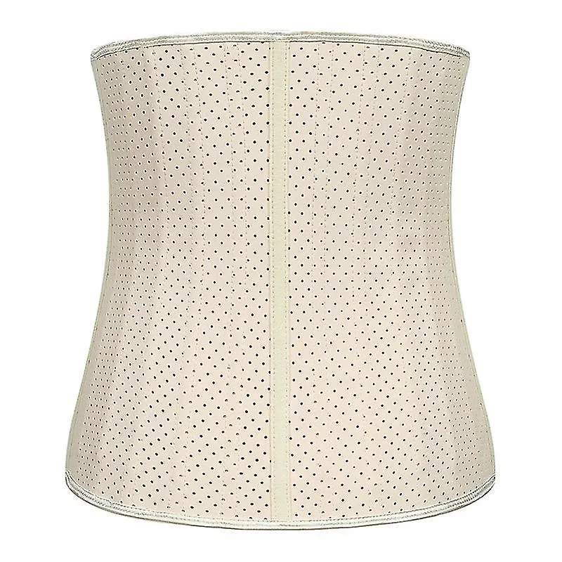 100% Latex Waist Trainer 11.8 / 9.44 Inch 25 Spiral Acero Deshuesado Transpirable Bajo El Busto Corsés Y Bustiers Moldeador De C