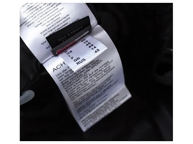 Autre Marque toni marinero, Chaqueta de esquí Flora con ribetes de pelo. Negro 