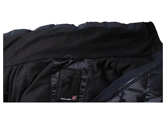 Autre Marque toni marinero, Chaqueta de esquí Flora con ribetes de pelo. Negro 