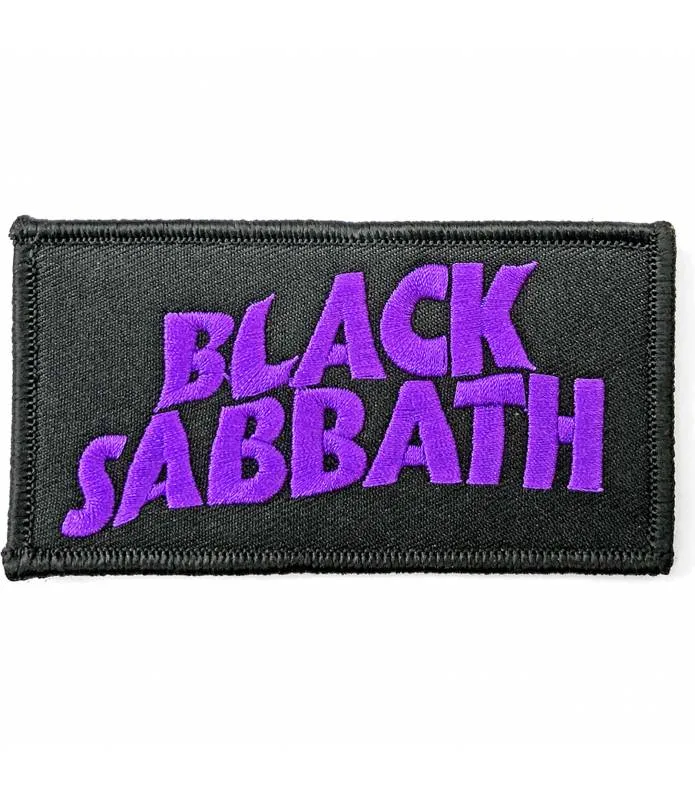 Black Sabbath Standard Patch: Wavy Logo Parche Patch Licencia Oficial BSPAT01