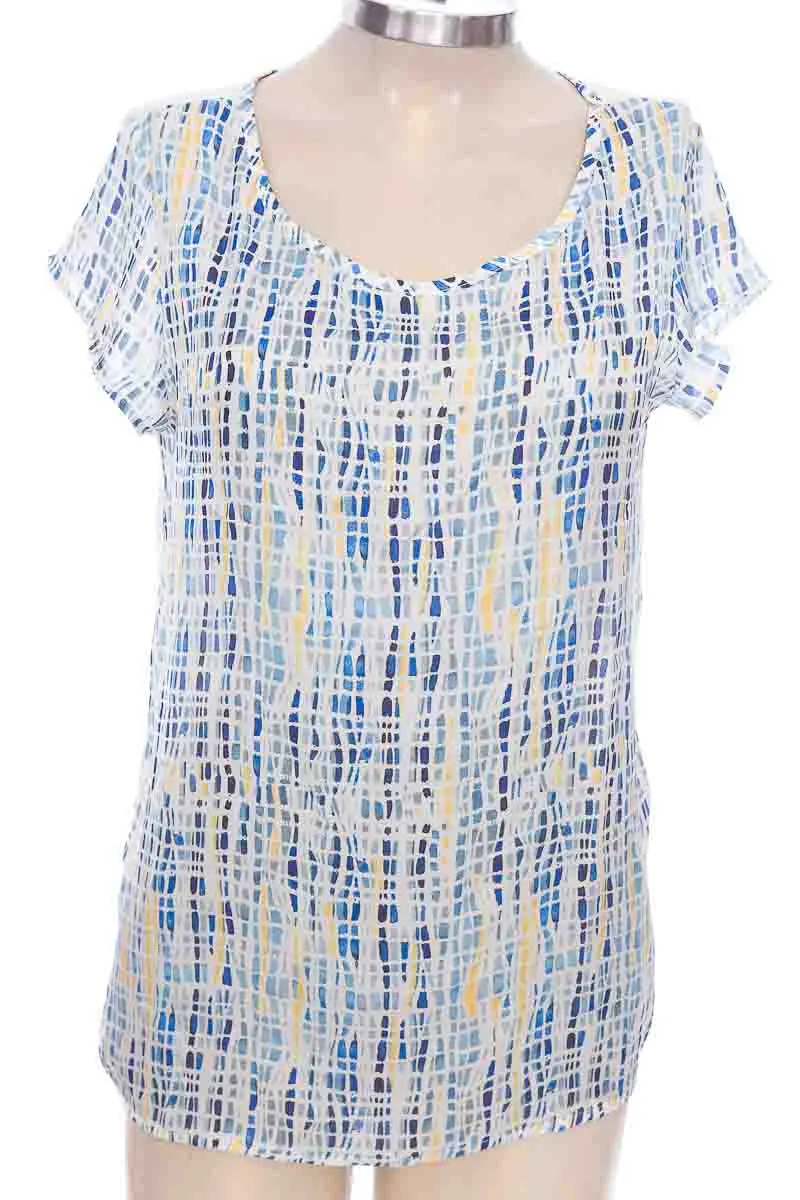 BLUSA COLOR AZUL  ESPRIT