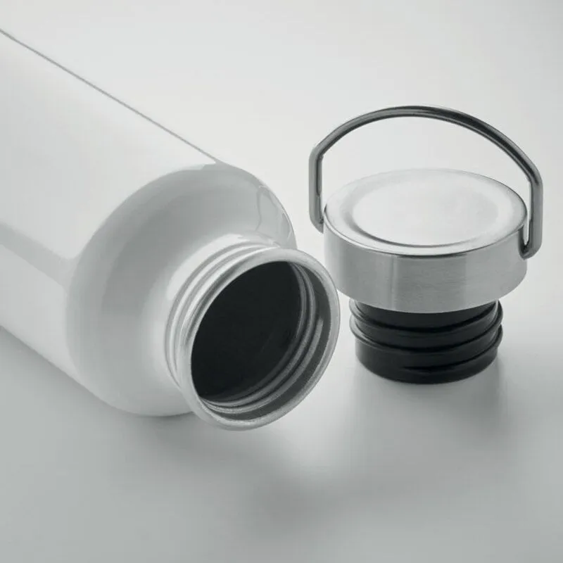 Botella de aluminio reciclado con logo 500 ml. Albo