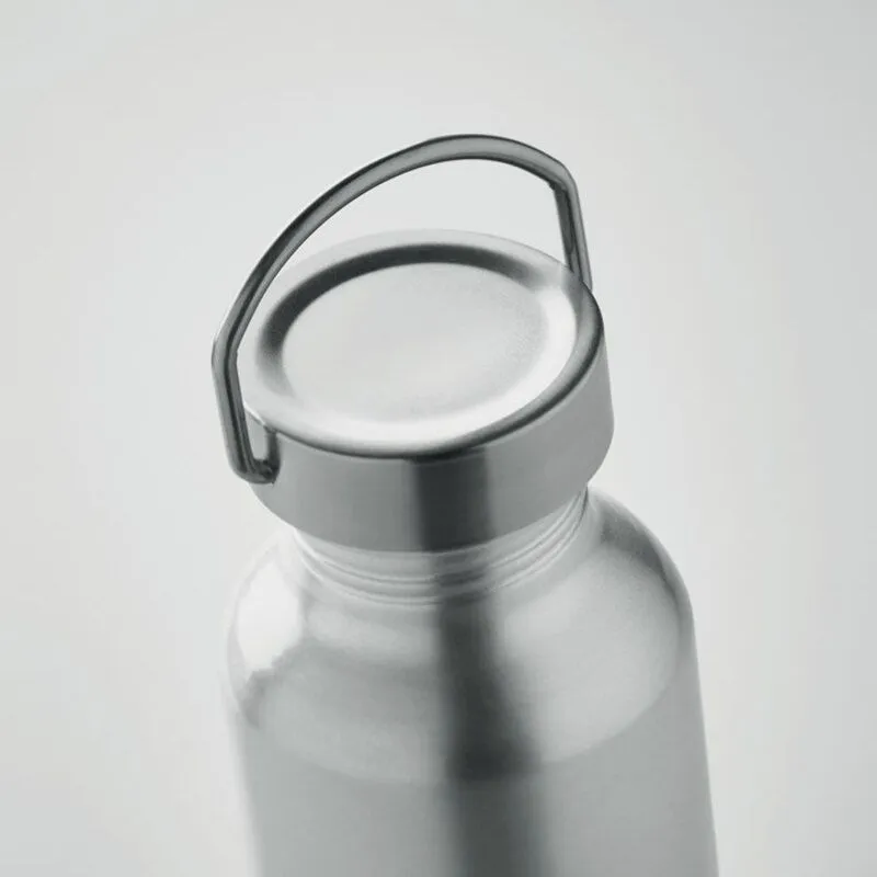 Botella de aluminio reciclado con logo 500 ml. Albo