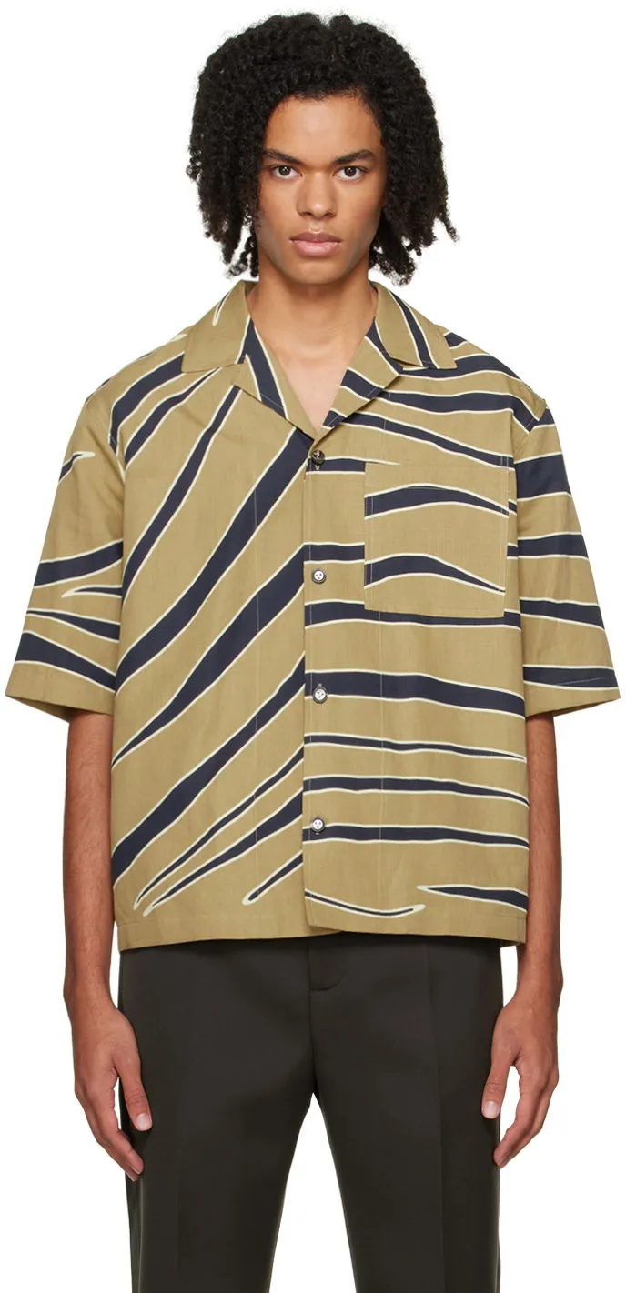 Bottega Veneta Animal Print Shirt