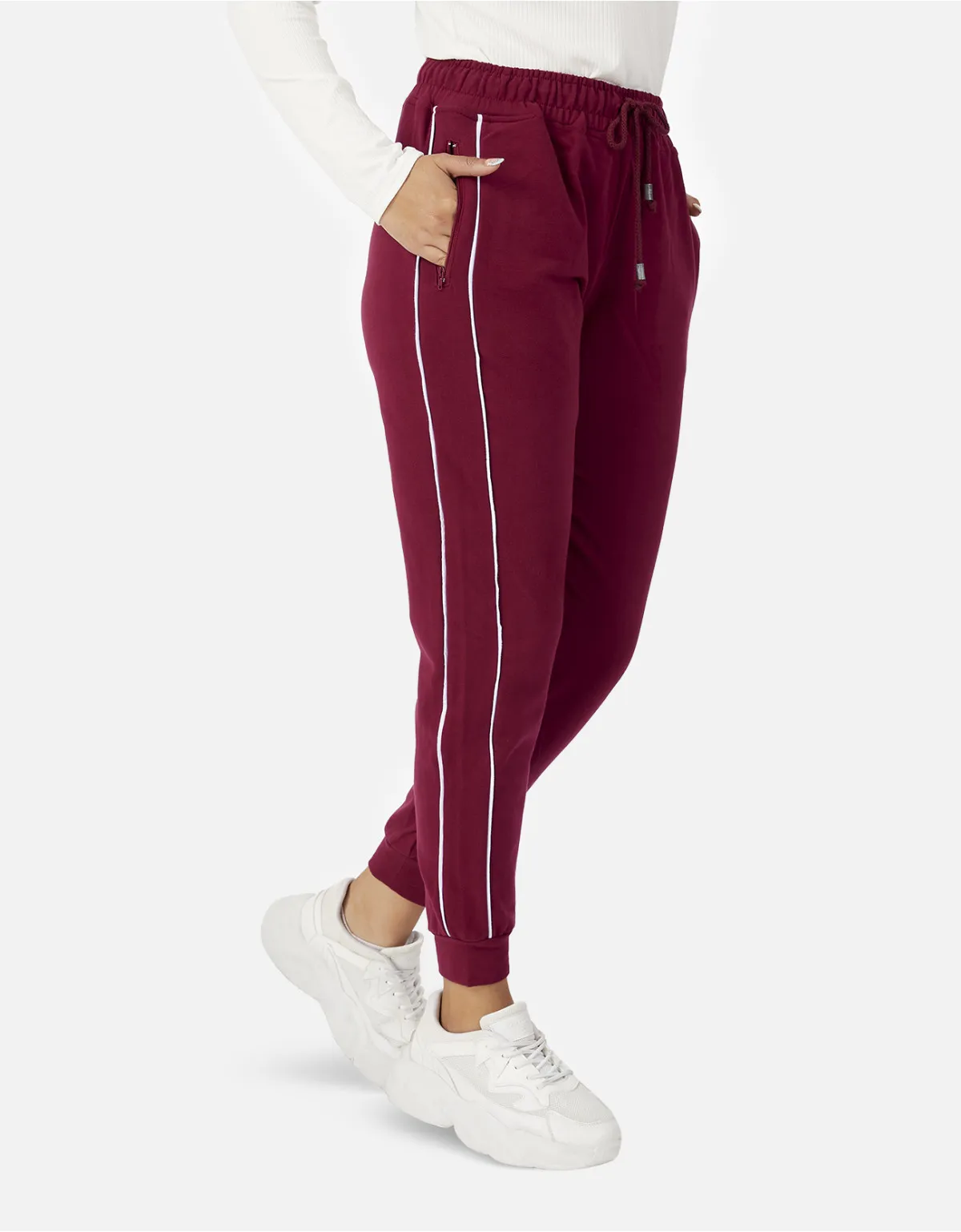 Buzo regular fit rojo