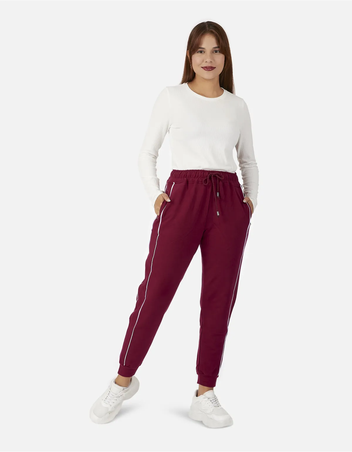 Buzo regular fit rojo