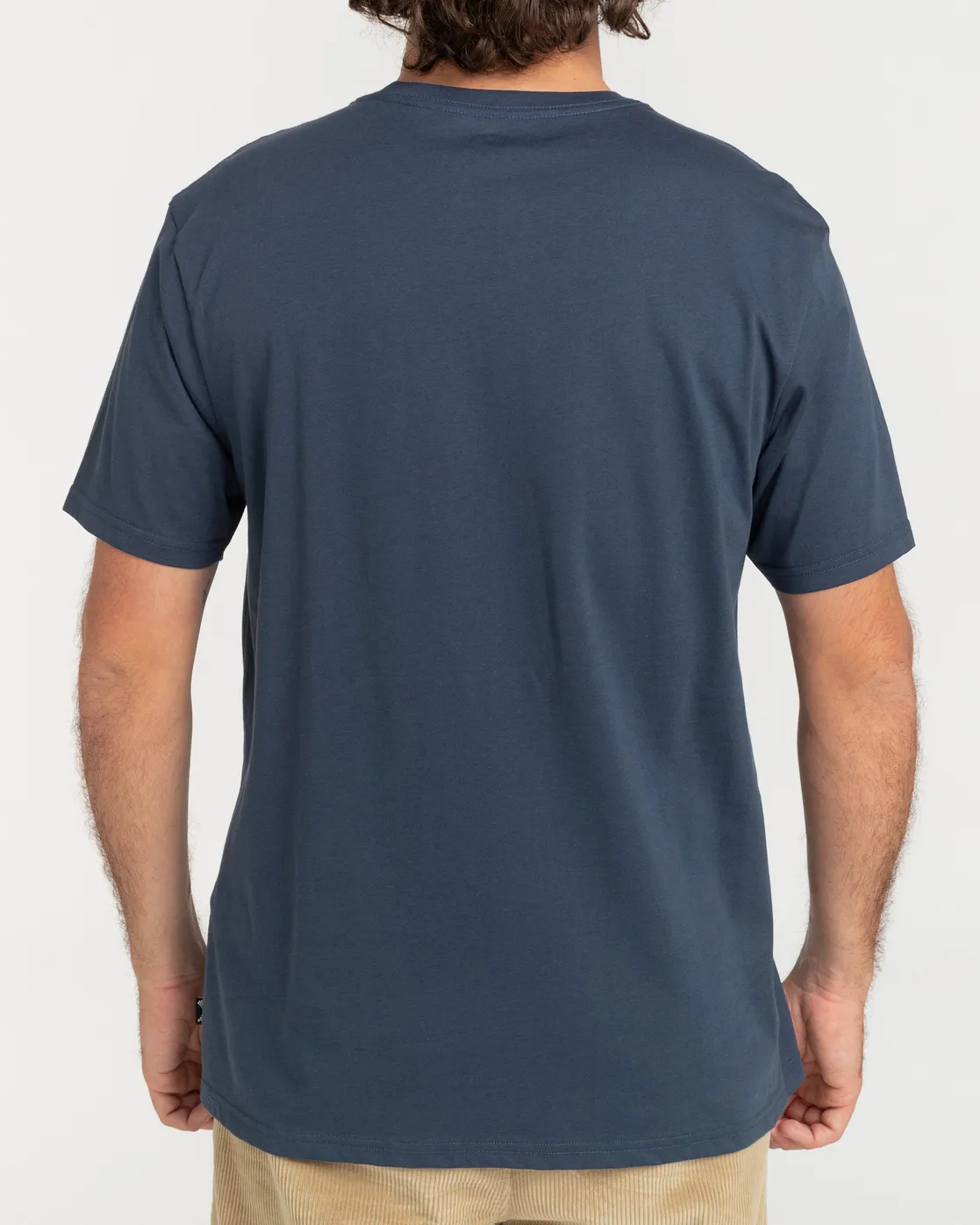 CAMISETA BILLABONG PARA HOMBRE MANGA CORTA TRADEMARK SS REFC1SS62BIP2  AZUL MARINO