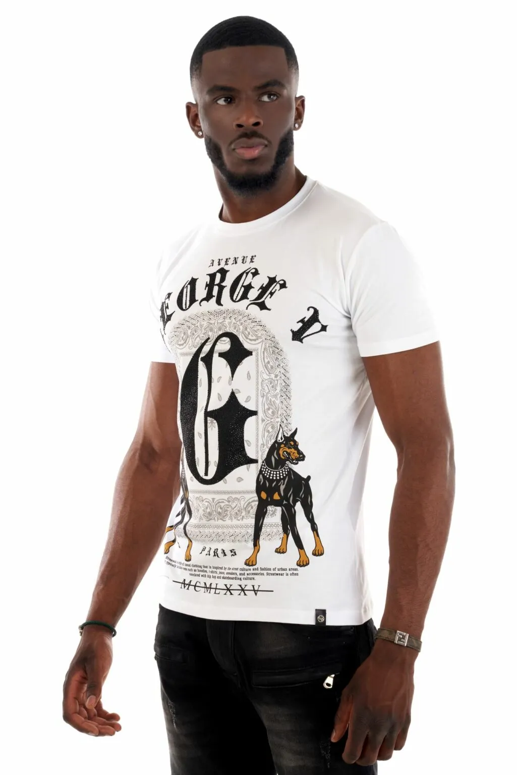 CAMISETA GEORGE V  GV10046 WHITE