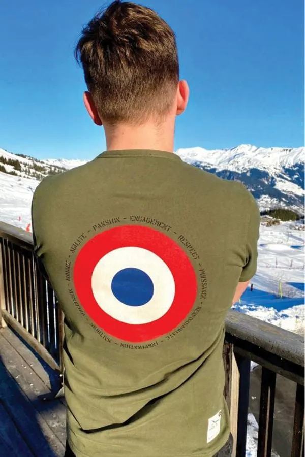 Camiseta Hombre Armée De L'air Et De L'espace Beeper Kaki