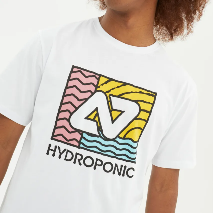 CAMISETA HYDROPONIC HOMBRE MANGA CORTA 2350101 SWELL SS WHITEBLANCO