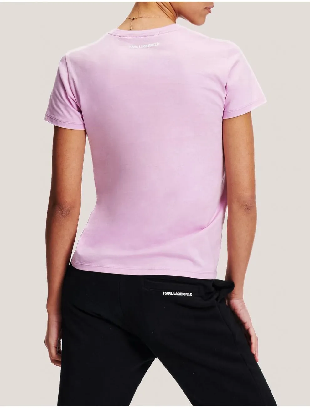CAMISETA KARL LAGERFED IKONIK 2.0 TSHIRT ROSA