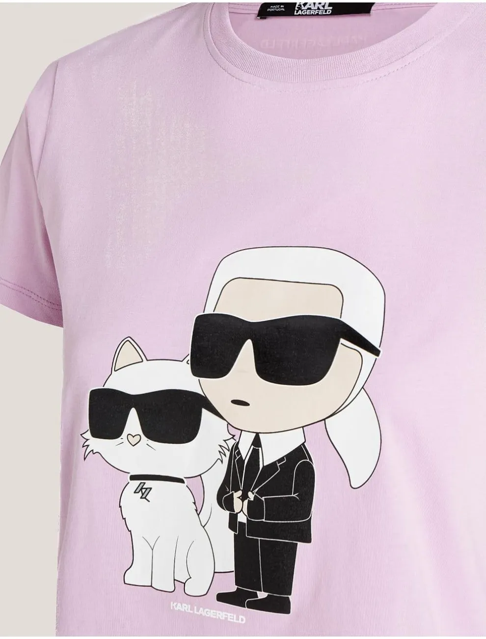 CAMISETA KARL LAGERFED IKONIK 2.0 TSHIRT ROSA