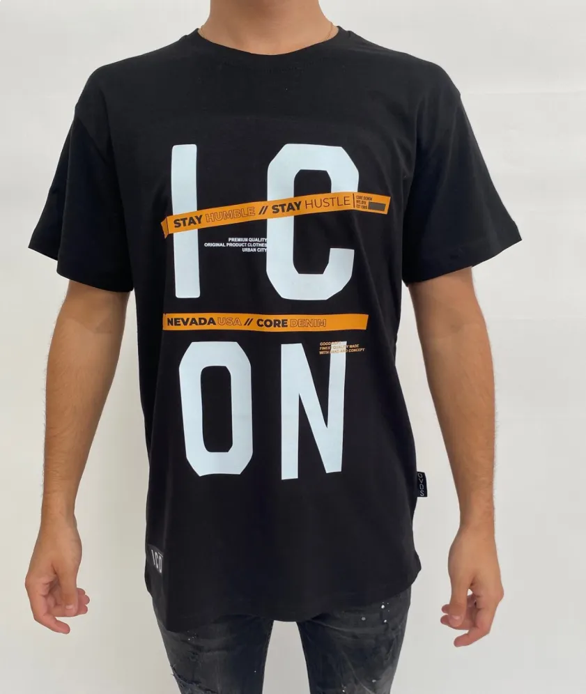 CAMISETA OVDS  21086HUSTLE NEGRO