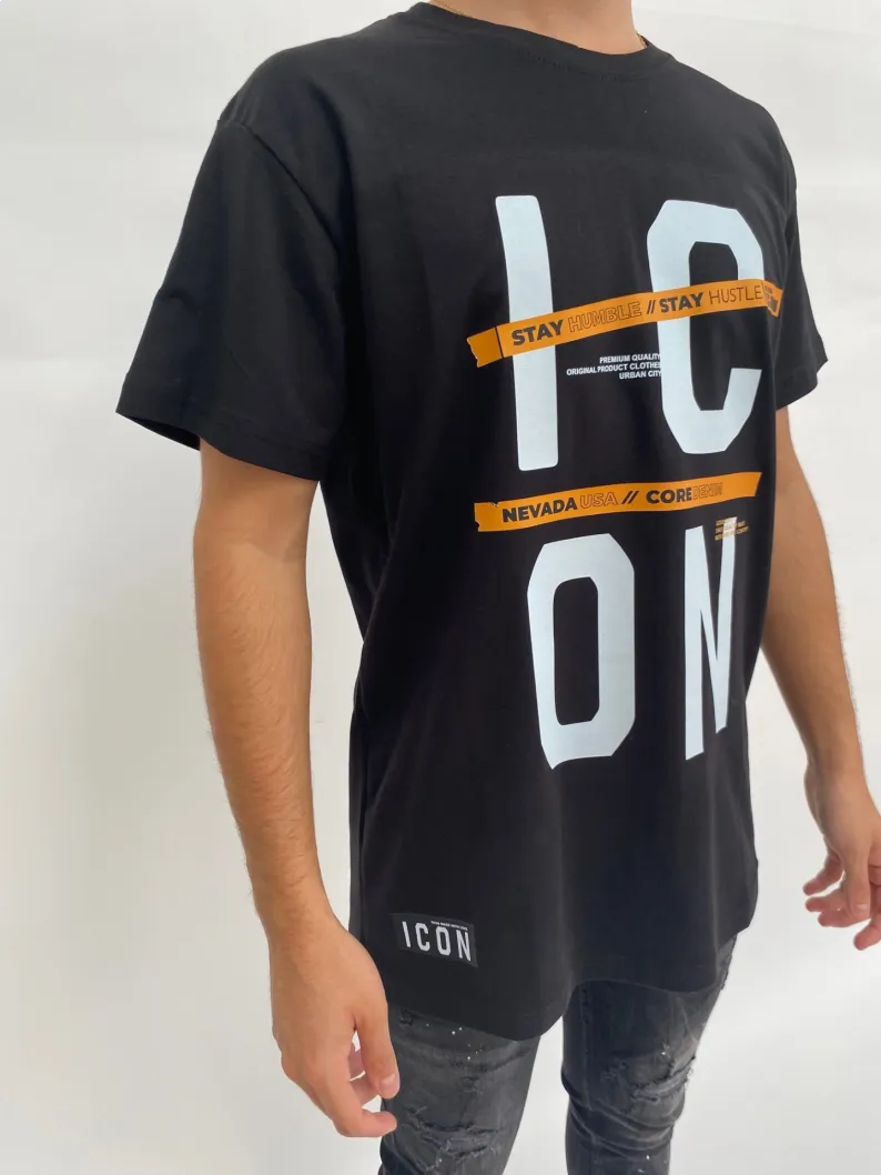 CAMISETA OVDS  21086HUSTLE NEGRO