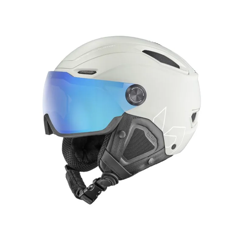 CASCO DE ESQUí CON VISERA BOLLé VLINE (GRIS MATE MáS CLARO) CAT. 13