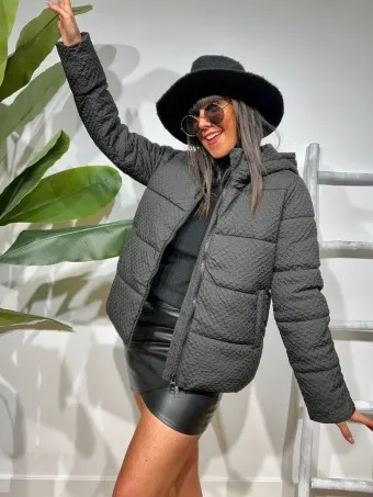 Chaqueta Acolchada KLISSE Negro