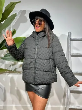 Chaqueta Acolchada KLISSE Negro