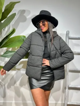 Chaqueta Acolchada KLISSE Negro