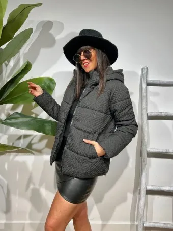 Chaqueta Acolchada KLISSE Negro