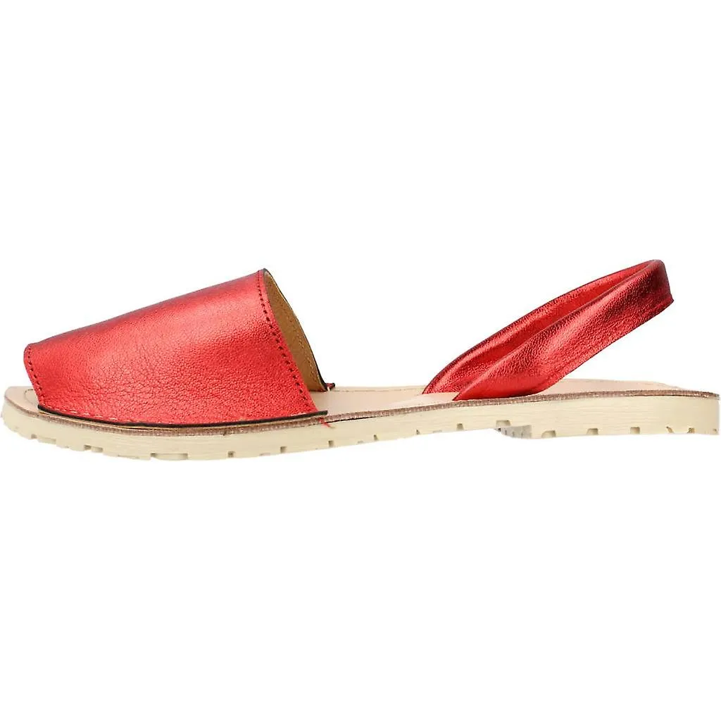 Clara Duran Sandalias Menorcd Color Rojo
