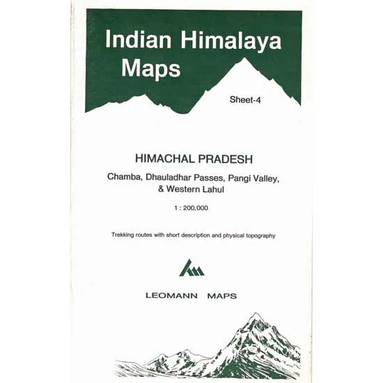 ED. LEOMANN MAPS PU. INDIAN HIMALAYA 4  HIMACHAL PRADESH
