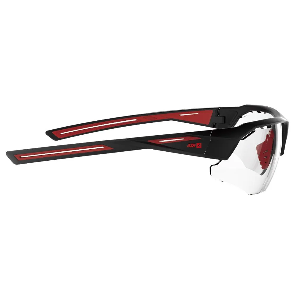 Gafas AZR Galibier Noire Mate Rouge Irise Rouge Photochromique