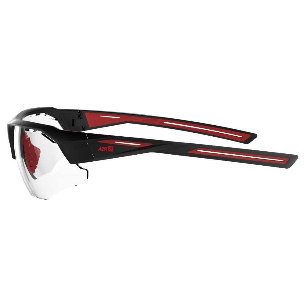 Gafas AZR Galibier Noire Mate Rouge Irise Rouge Photochromique