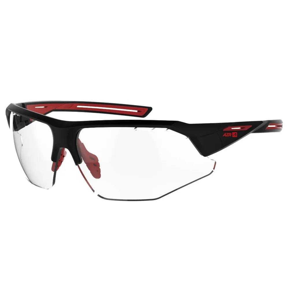 Gafas AZR Galibier Noire Mate Rouge Irise Rouge Photochromique