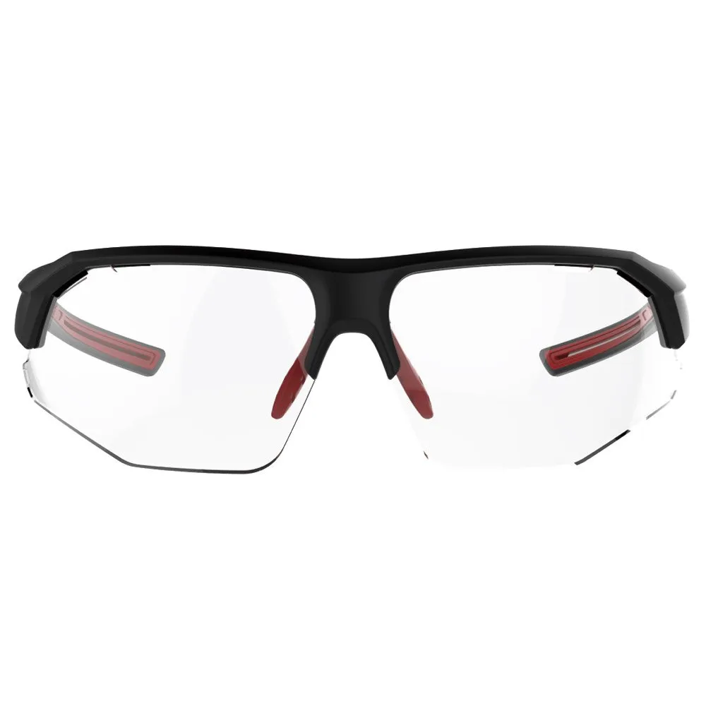 Gafas AZR Galibier Noire Mate Rouge Irise Rouge Photochromique
