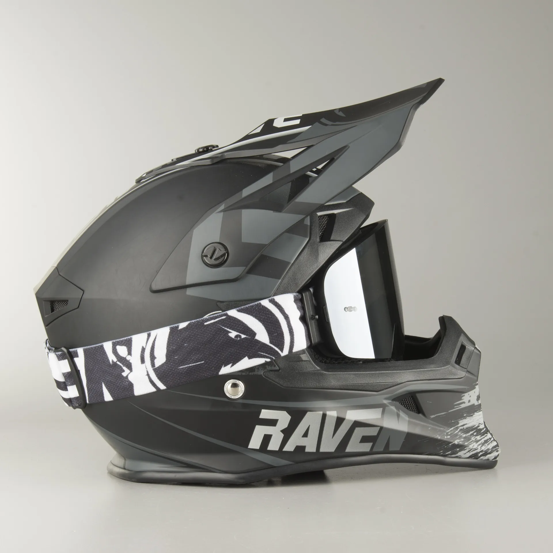 GAFAS DE CROSS RAVEN EDGE CHARGE  ESPEJO NEGRO