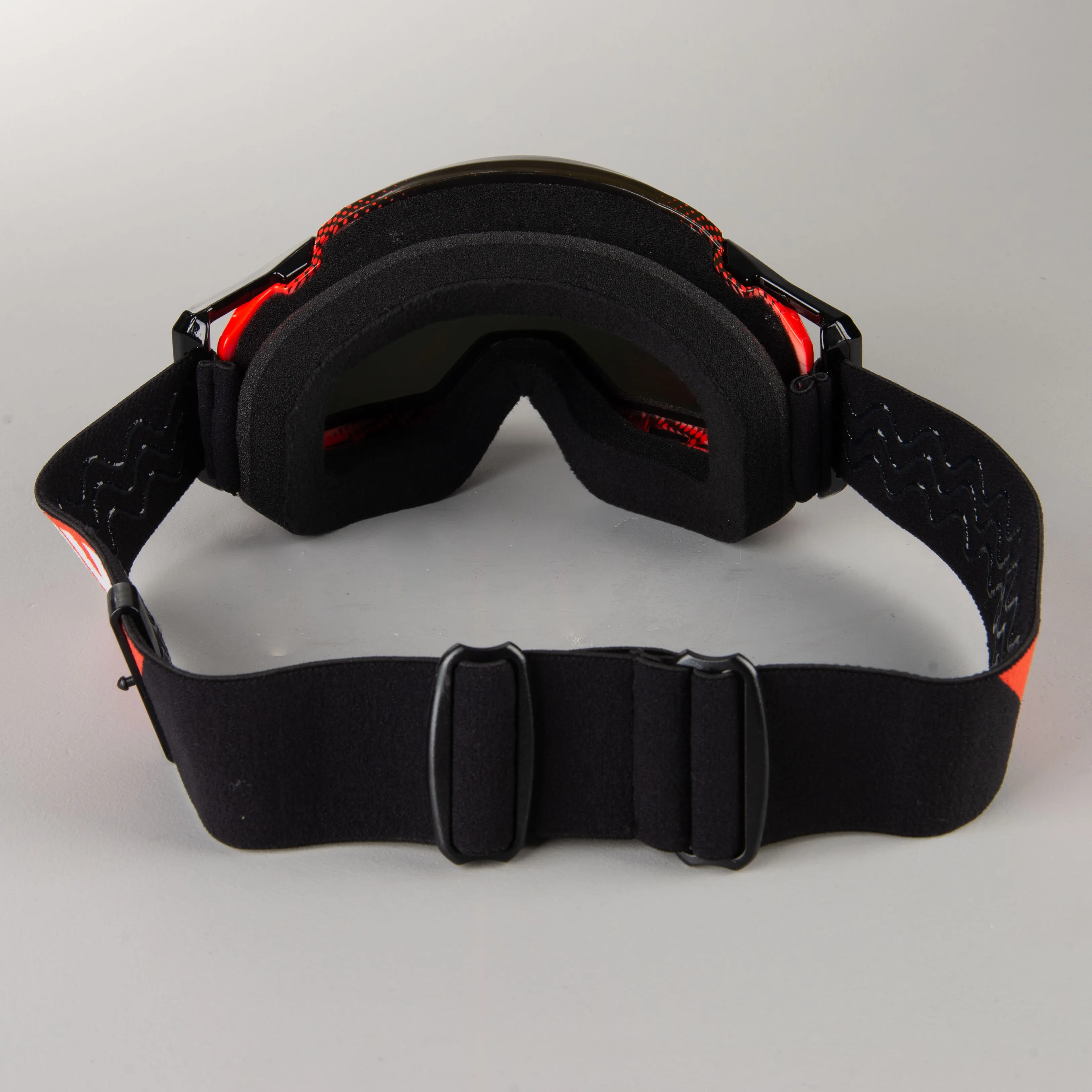 GAFAS DE CROSS RAVEN SNIPER CRIMSON ECHO  LENTE DOBLE DE ESPEJO ROJA
