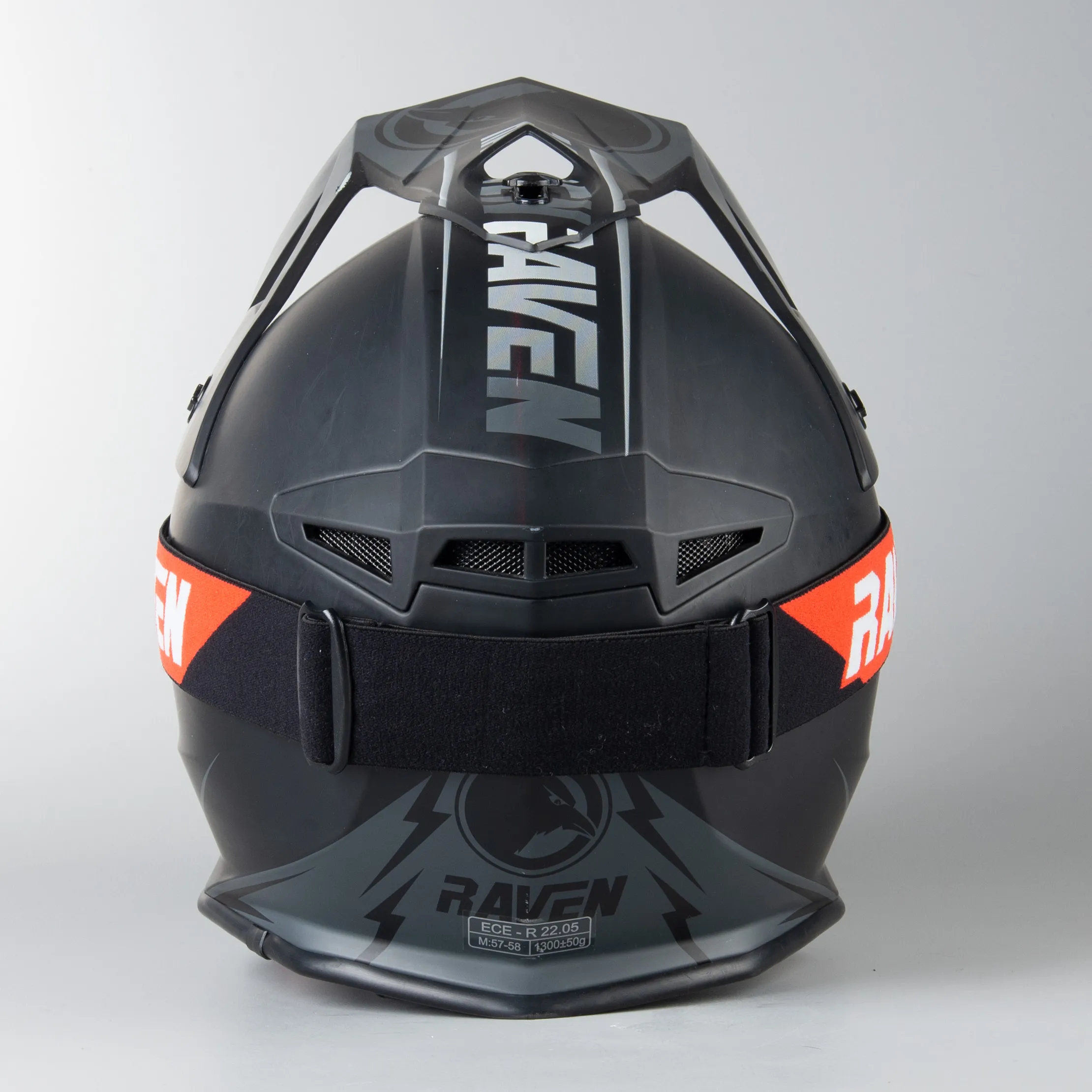 GAFAS DE CROSS RAVEN SNIPER CRIMSON ECHO  LENTE DOBLE DE ESPEJO ROJA