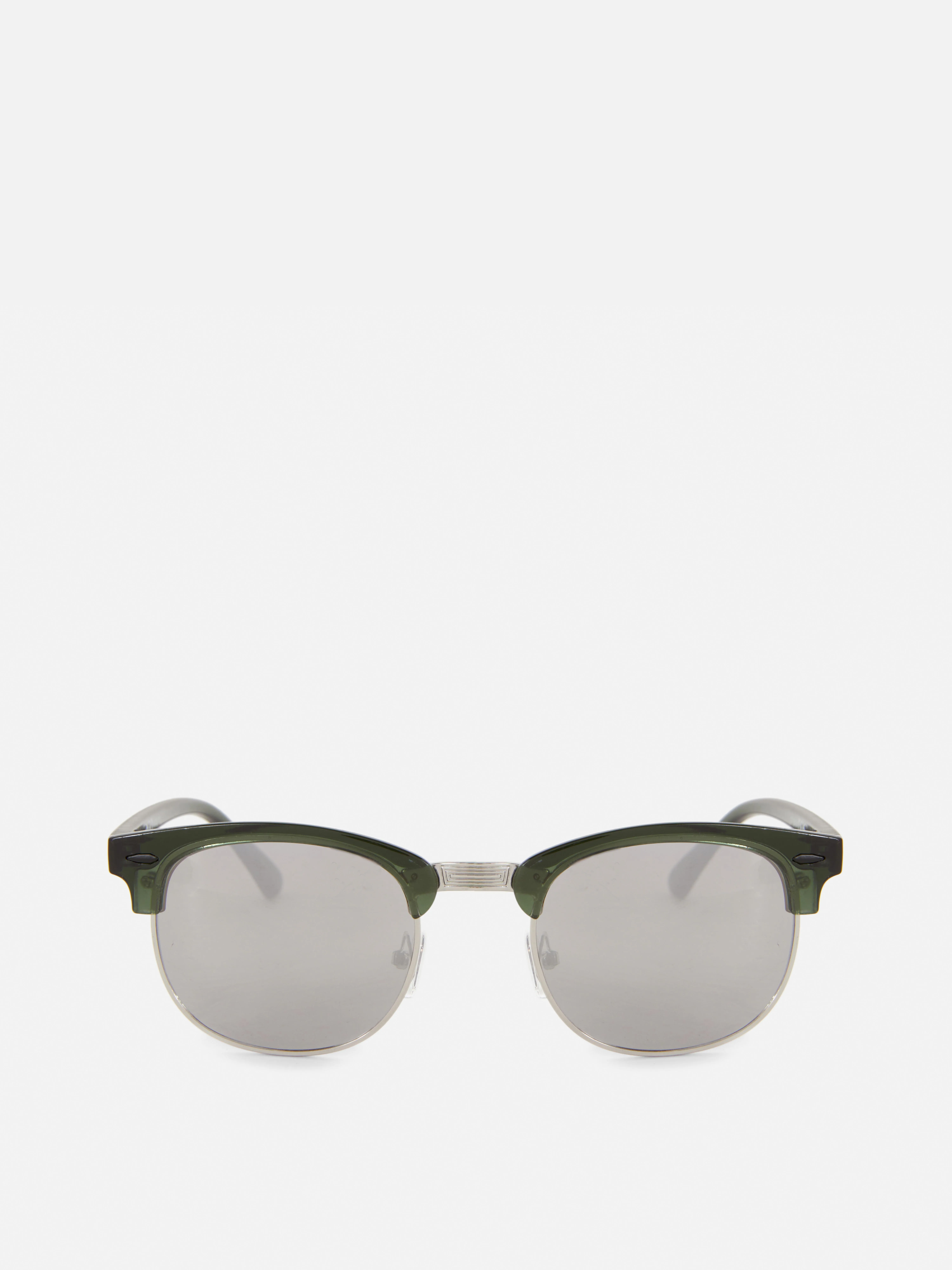 Gafas de sol de media montura de asta