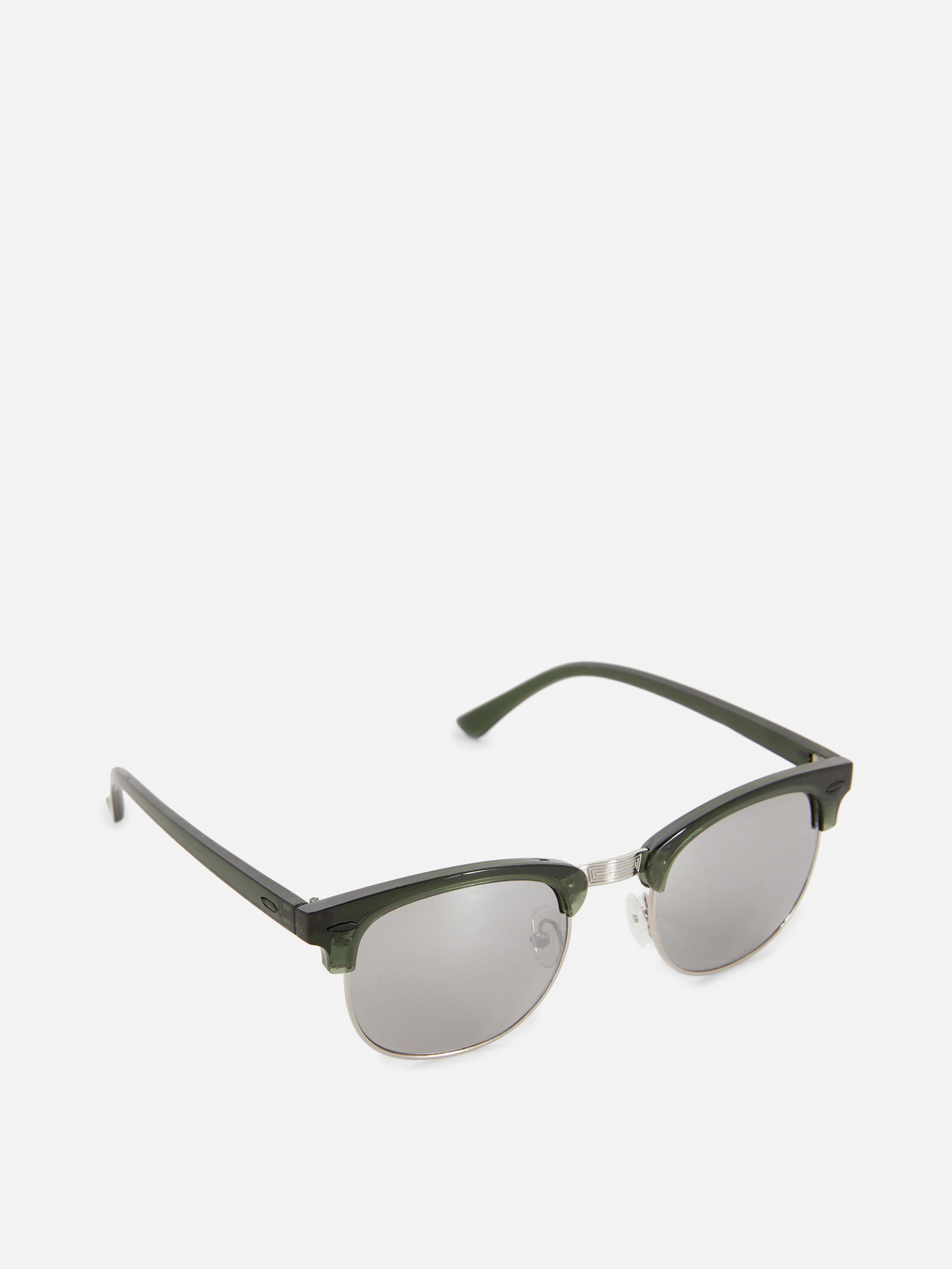 Gafas de sol de media montura de asta