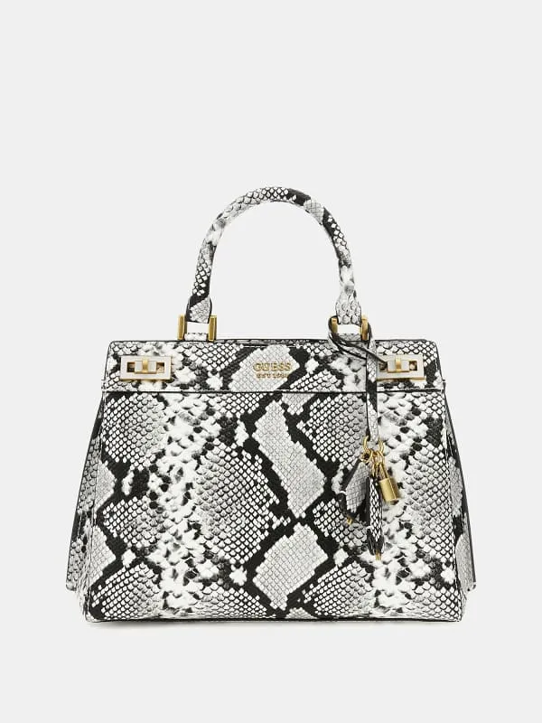 GUESS Katey Handbag "Python Print"