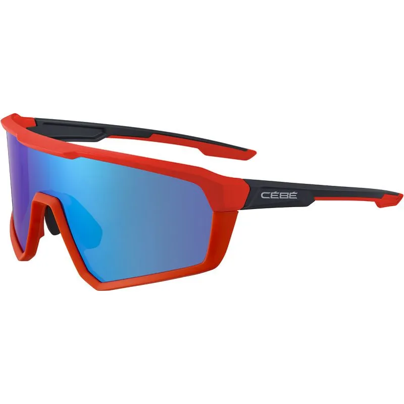 Hombres Cébé Asfalto (Neon Orange Matte Zone Grey Cat.3 Blue) Gafas de sol