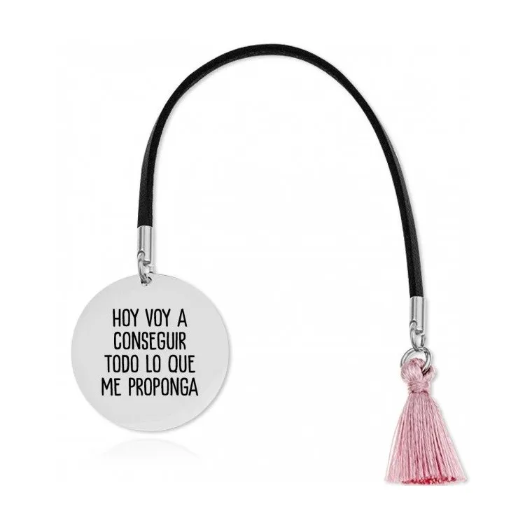 Marcapaginas personalizados en acero inox.