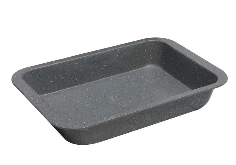 Molde rectangular de acero al carbono  (pyrex) 36,5 cm