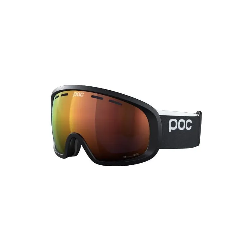 Máscara esquí POC Fovea Mid (Uranium Black/Partly Sunny Orange)