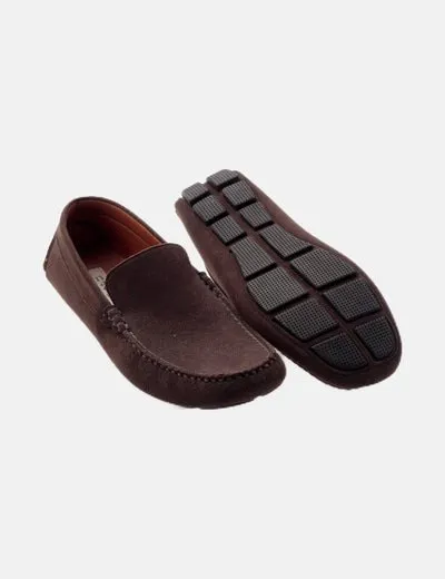 NAE Vegan Shoes Mocasín básico marrón
