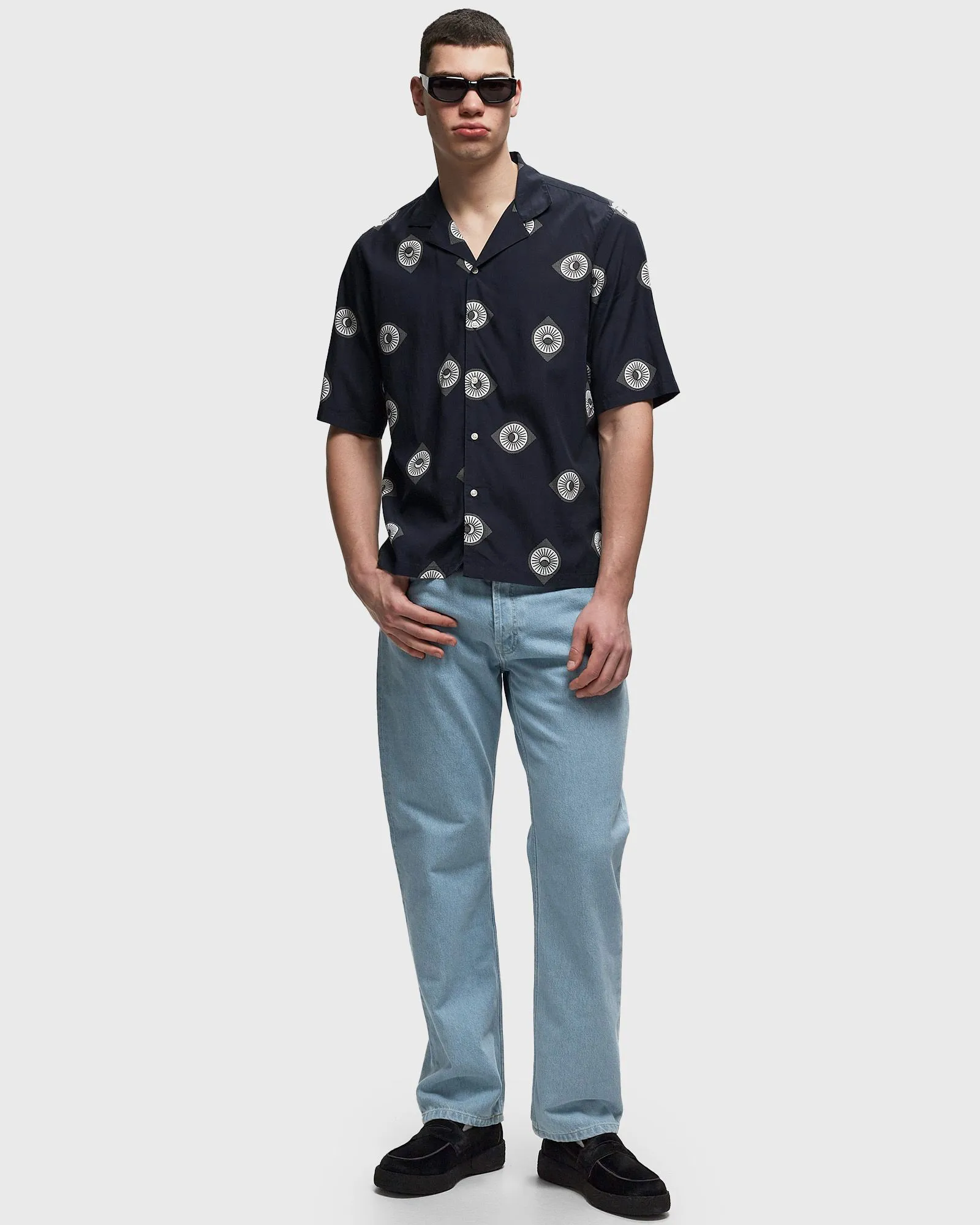 Officine Générale EREN SS ITL CLY CO EYES PRINT