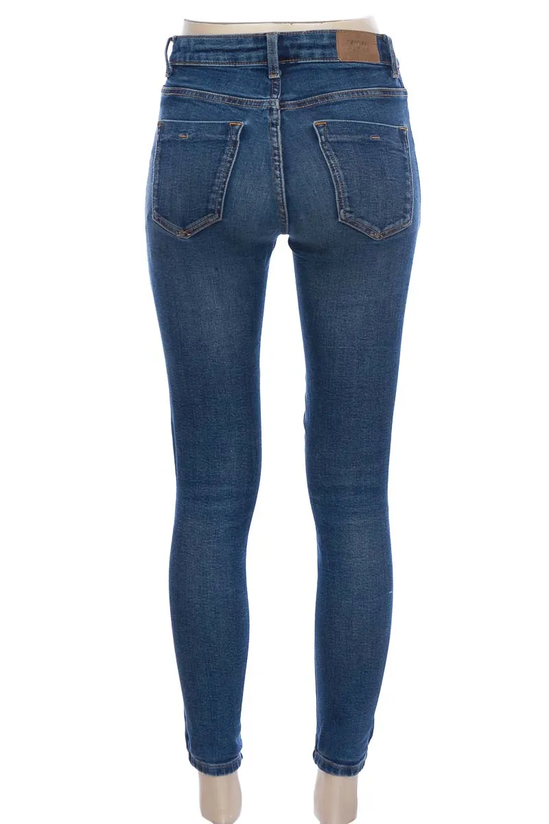 PANTALóN COLOR AZUL  ZARA