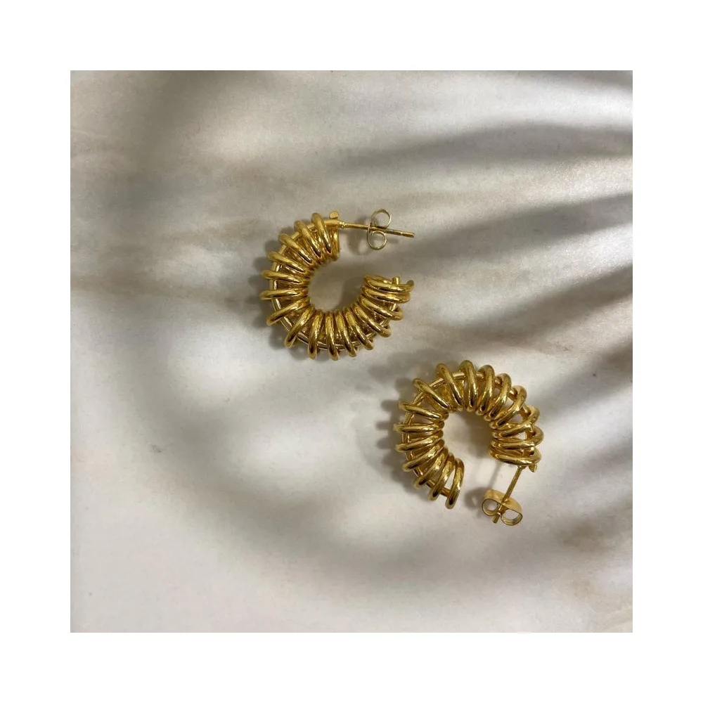 Pendientes Aros Kozani Oro (PAR)