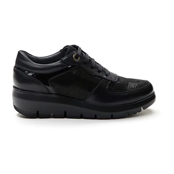 PLUME 15 NAPPA LTH/VELOUR PRINT