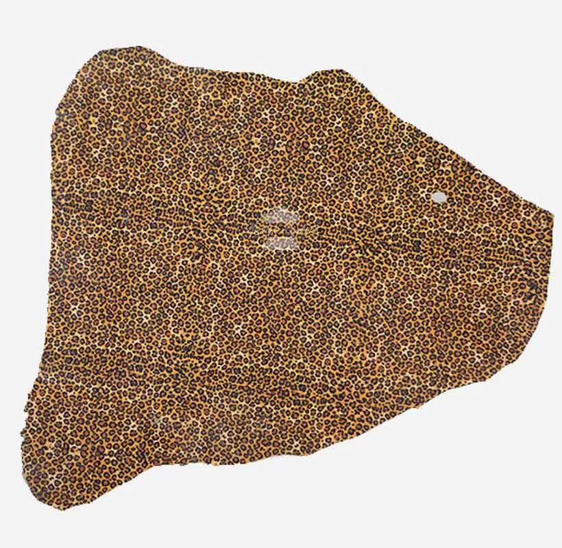 PREMIUM GRADE LEOPARD PRINT SHEEP LEATHER SKIN 67 SQ FT