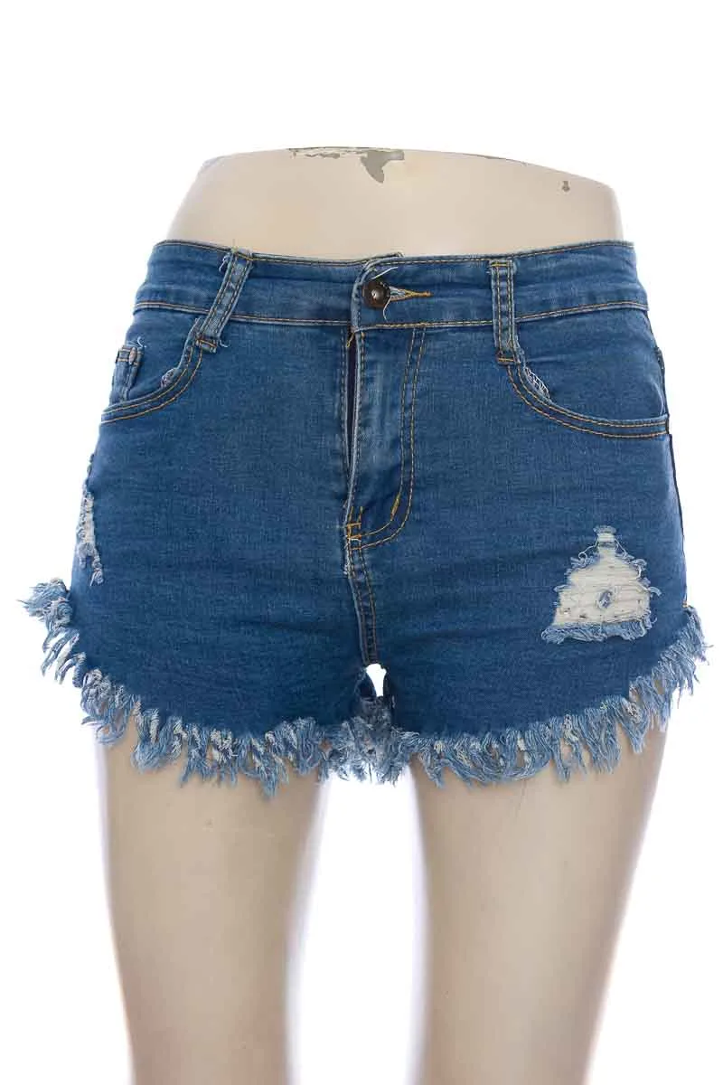 SHORT COLOR AZUL  SELINA