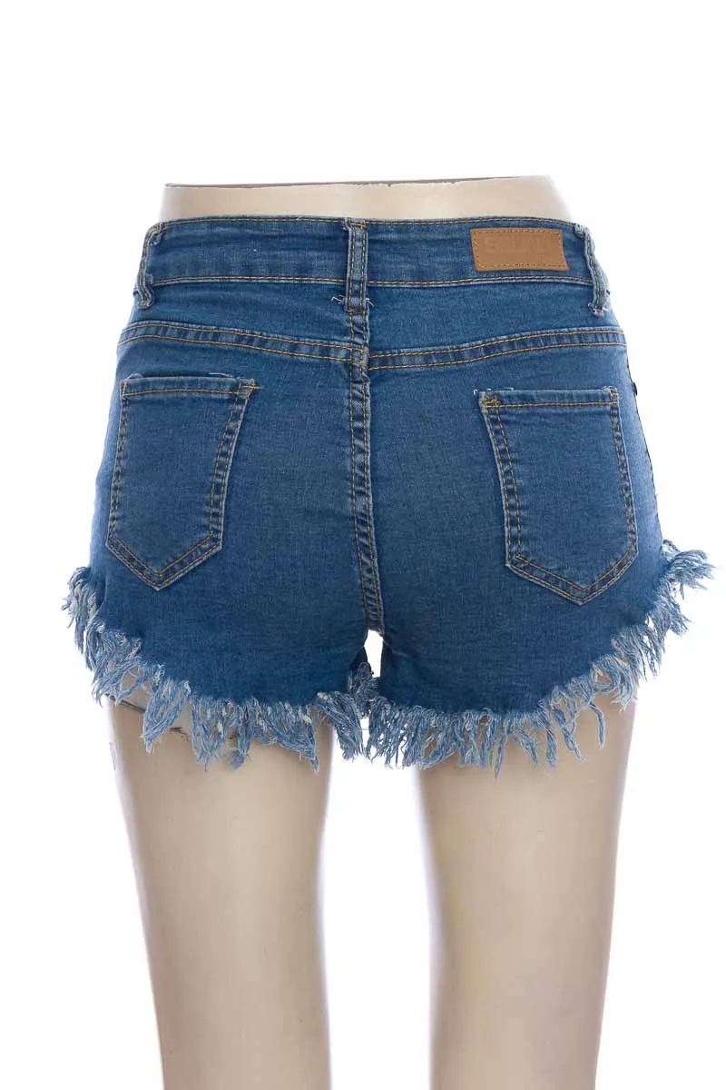 SHORT COLOR AZUL  SELINA