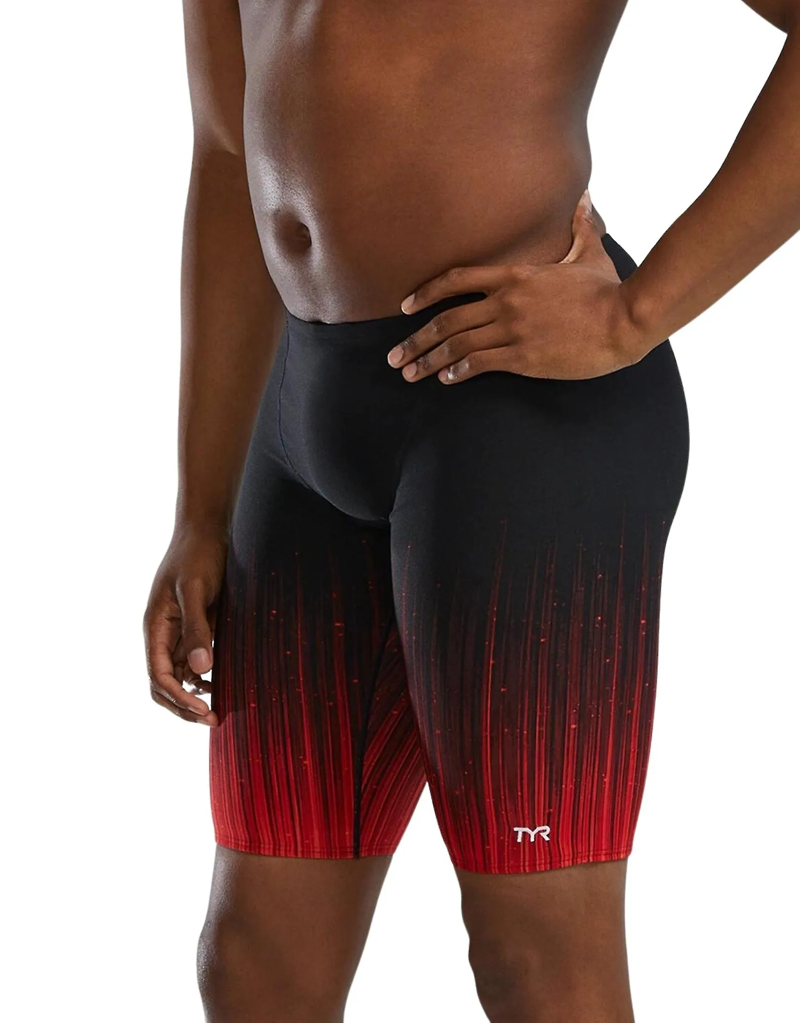TYR SPEEDWARP DURAFAST ELITE SWIM JAMMER  ROJO