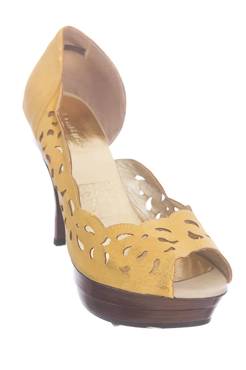 ZAPATOS COLOR AMARILLO  FRATTINI