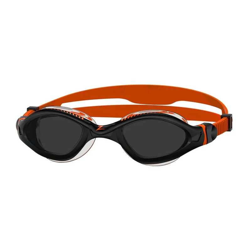 Zoggs gafas Tiger LSR+ Negro Naranja Tintado Ahumado Regular